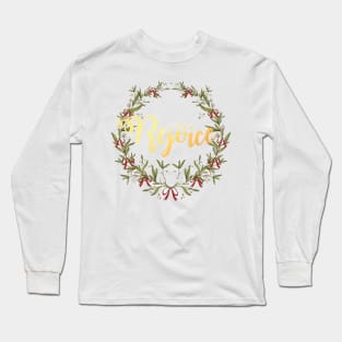 Rejoice Christmas Design Long Sleeve T-Shirt